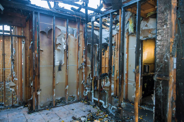 Professional Fire Board Up technician working in Beverly, OH